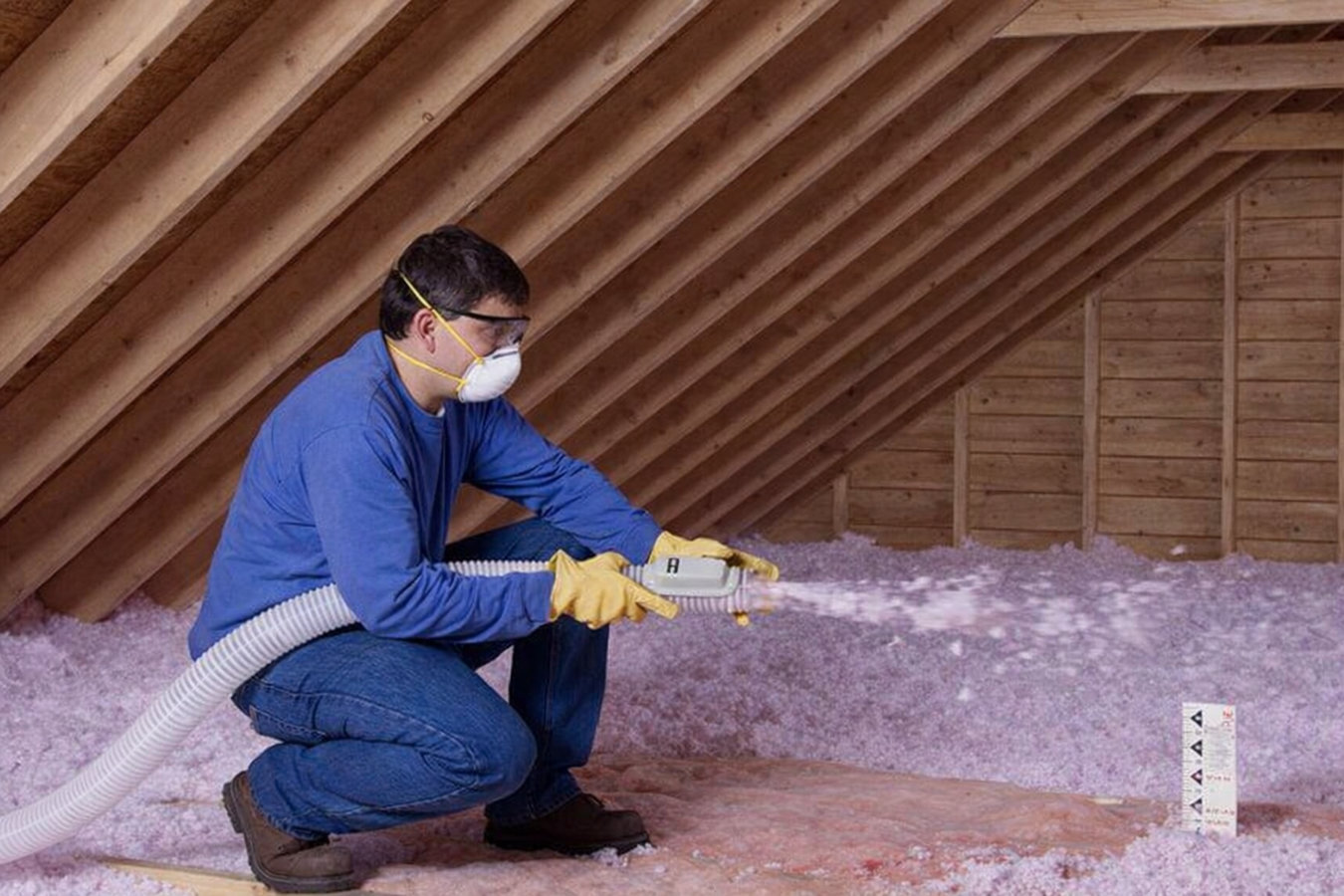 Blown-in insulation in Minot, ND
