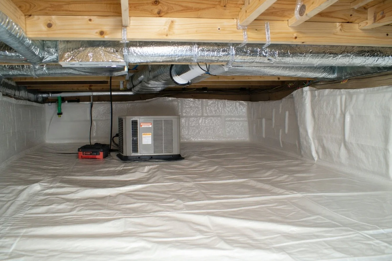 Crawl space insulation in Minot, ND